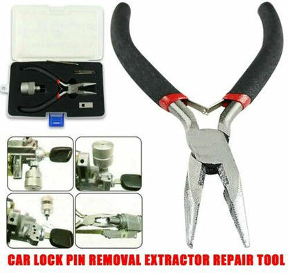 [Upgraded] 10PCS Car Ignition Lock Pin Removal Extractor Compatible for Honda/Acura Ignition Roll Pin Removal Kit Broken Key Extractor Needle Peg Puller Repair Tool Kit