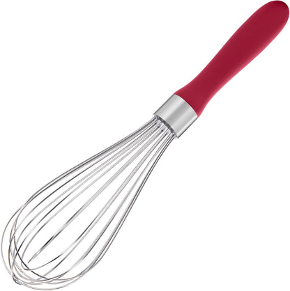 U-Taste 7" Mini Whisk for Cooking: 18/8 Stainless Steel Small Metal Kitchen Wisk, Tiny Hand Mixing Tool for Coffee, Egg, Sauce, 6-Wires Compact Head for Baking, Beating in Bowl, Mug, Jar (Set of 2)