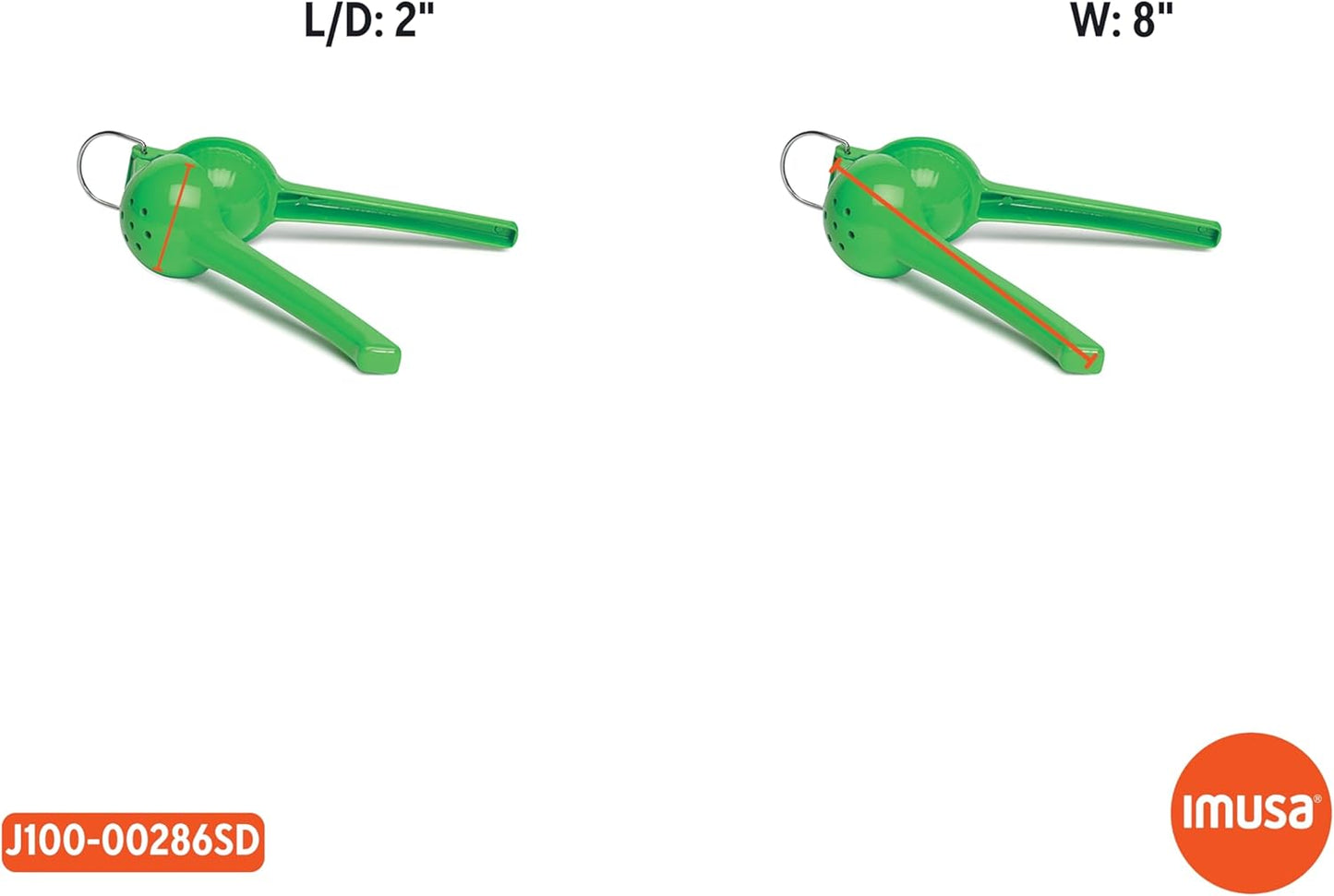 IMUSA Orange and Citrus Squeezer, Orange