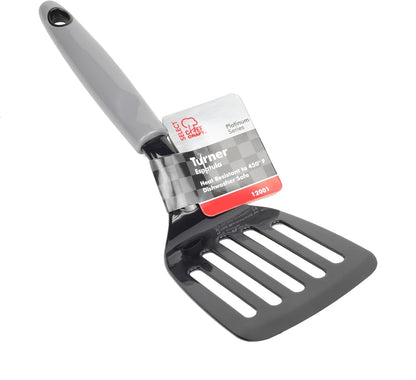 Chef Craft Select Nylon Short Turner/Spatula, 10.5 inch, Gray