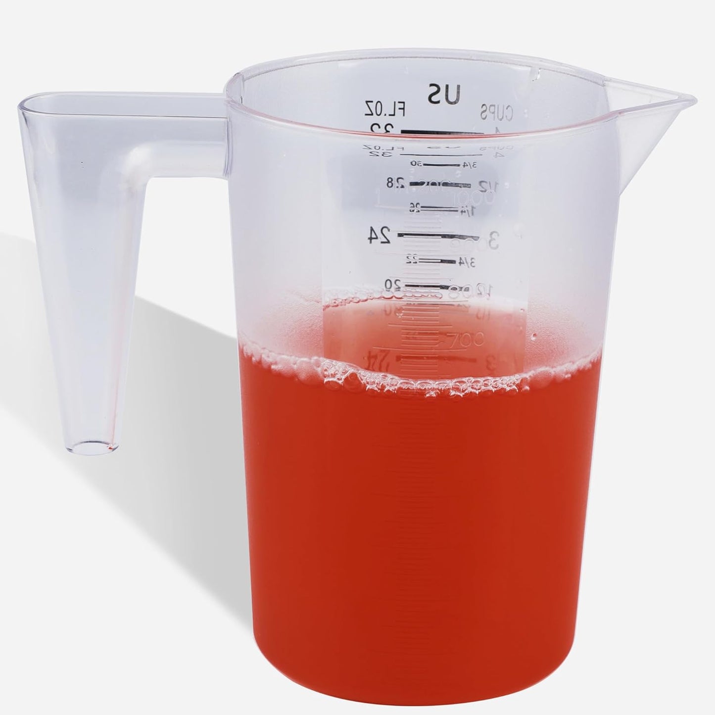 4 Cup/32 Oz Measuring Cups, Clear, Strong Food Grade Liquid Measure Pitcher, for Home Hobbies/Professional Kitchen