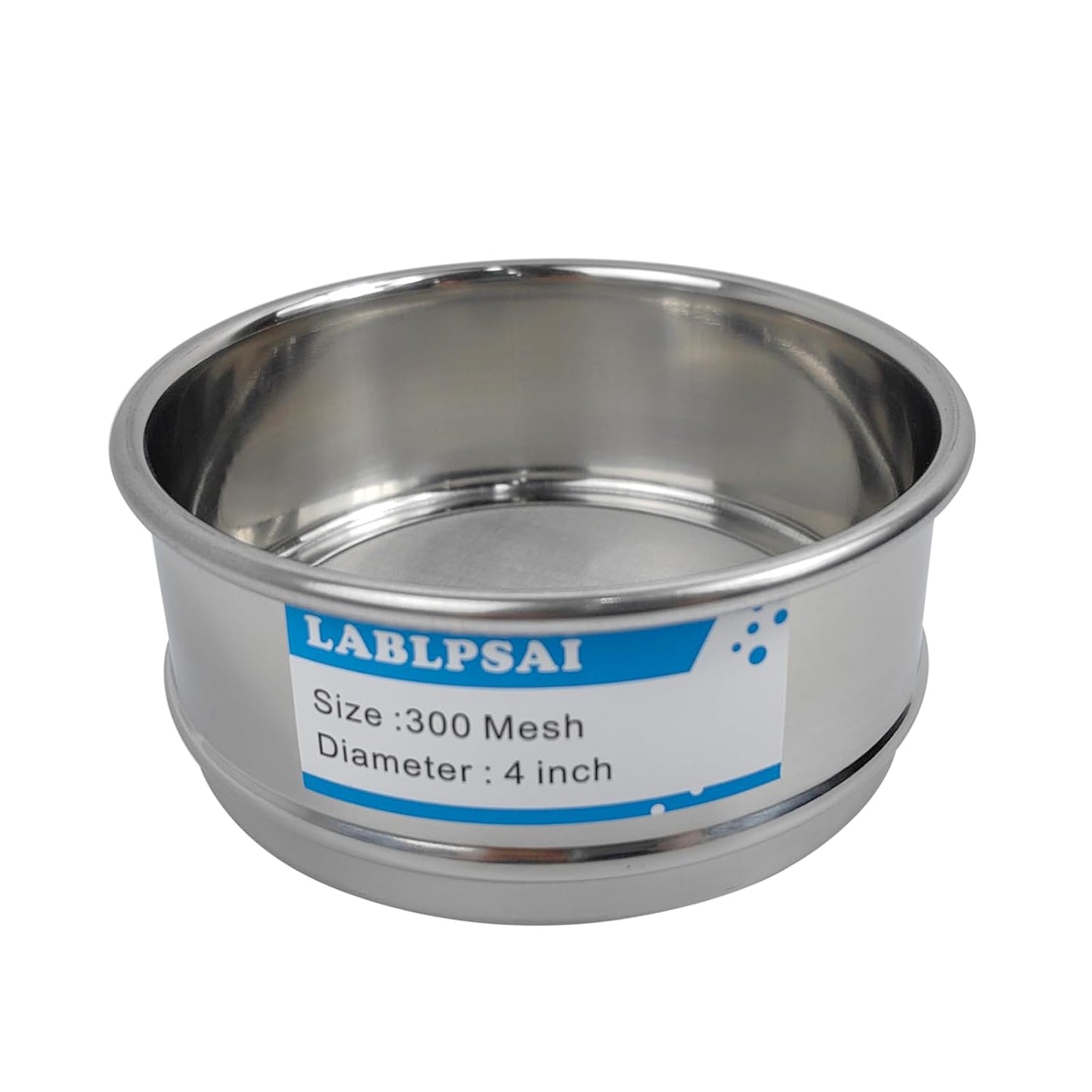 325 Mesh Lab Sieves 4" Diameter 304 Stainless Steel Wire Cloth Test Sieve for Industrial Laboratory Home