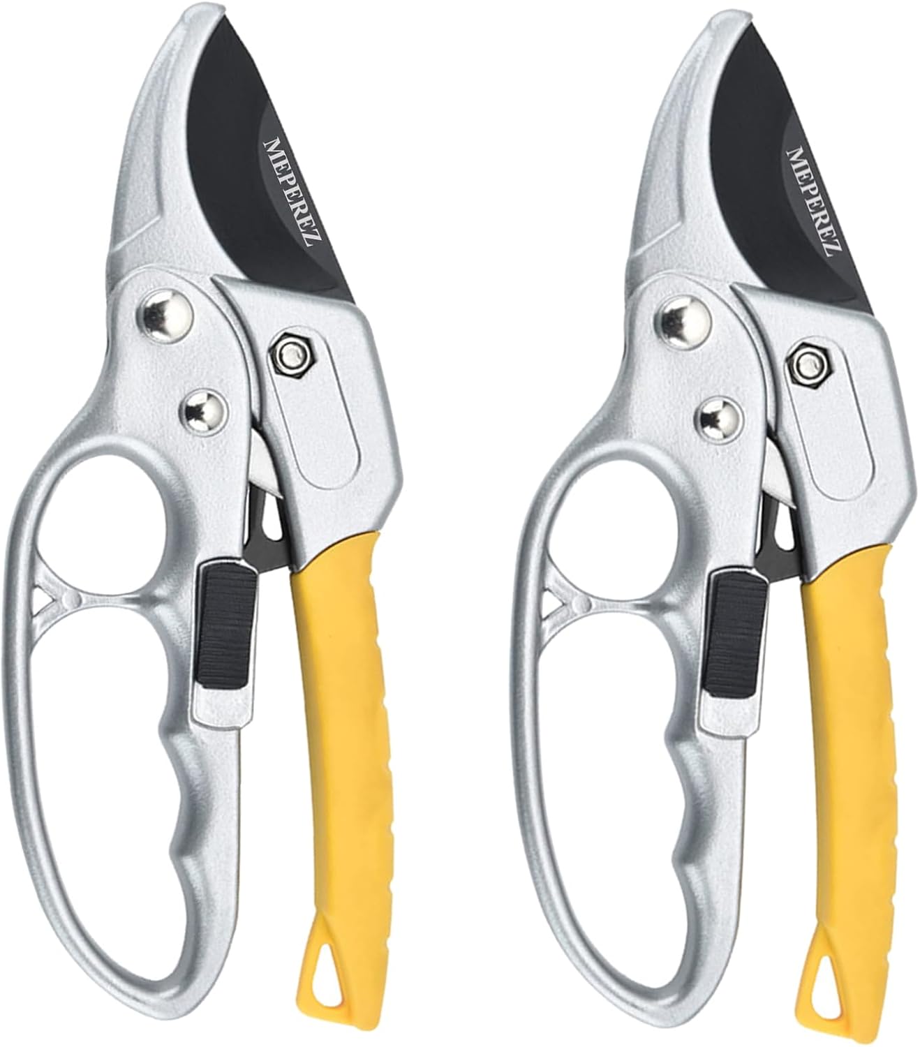 Premium Germany Pruning Shears, Work 3 Times Easier, Pruners Heady Duty, Sharp Garden Clippers Cut Fresh Flower, Hedge, Herb, Indoor Plants, Gardening Tools Scissors, Arthritis Weak Hand Snips