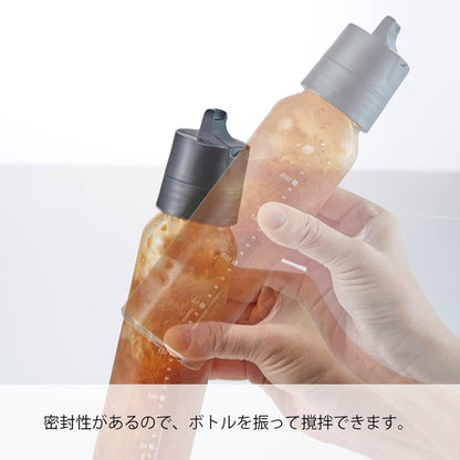 Hario Flip-Top Dressing Bottle, 120ml, Pale Grey