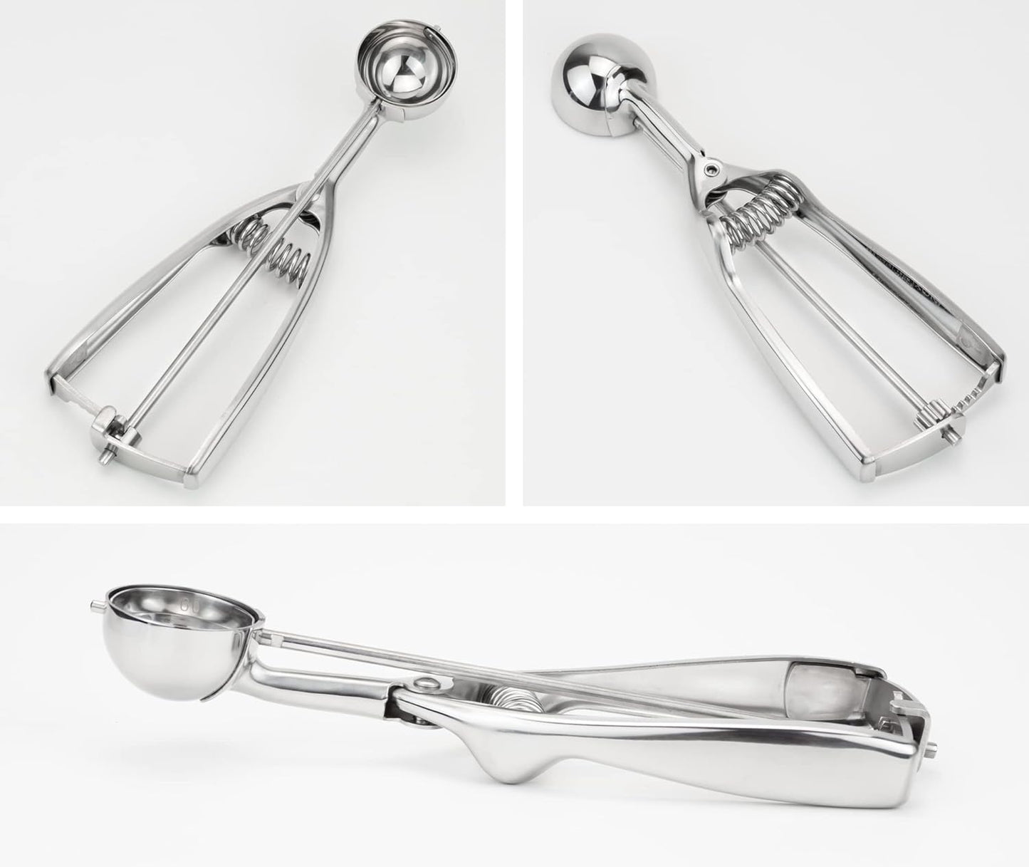 Professional 18/8 Stainless Steel Medium Cookie Scoop, Size 40