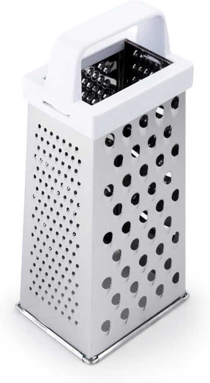 Fox Run 4-Sided Grater, Stainless Steel, 8-Inch