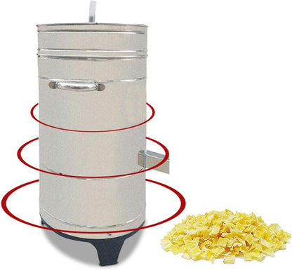5KG Commercial Salad Spinner Adjustable Speed Stainless Steel Salad Dryer Vegetable Water Thrower Dehydrator for Hotels Restaurants Food Processing Plants 220V