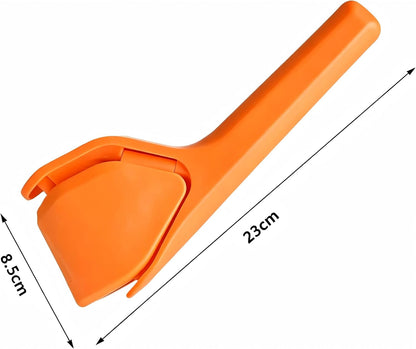Lemon Squeezer, Effortless Manual Flat Lime Juicer Squeezer, Fold-Flat Citrus Juicer, Hand Citrus Press, Sturdy Flat Manual Lemon Juicer, Suits Lime & Lemon (Yellow)