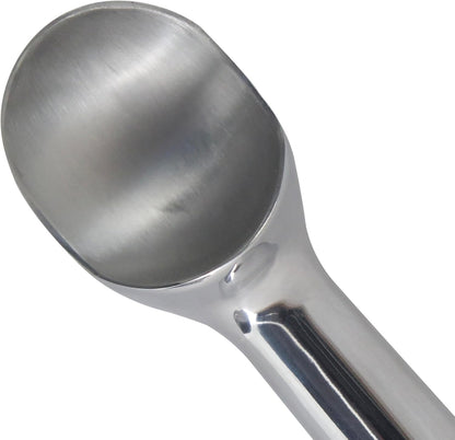 Zeroll 1012 Original Ice Cream Unique Liquid Filled Heat Conductive Handle Simple One Piece Aluminum Design Easy Release 24 Scoops per Gallon Made in USA, 3-Ounce, Silver