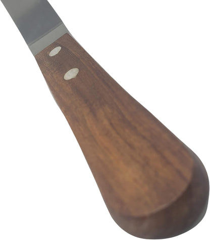 Professional Cake Decorating Tools - Large Stainless Steel 8" Icing Spatula - Offset Baking Icing Spatula with Wood Handle (8 inch)