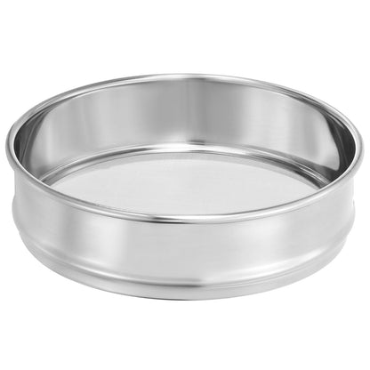 PATIKIL 10 Mesh Lab Sieve, 8" Diameter Test Sieve 304 Stainless Steel Wire Cloth (2mm) for Industrial Laboratory