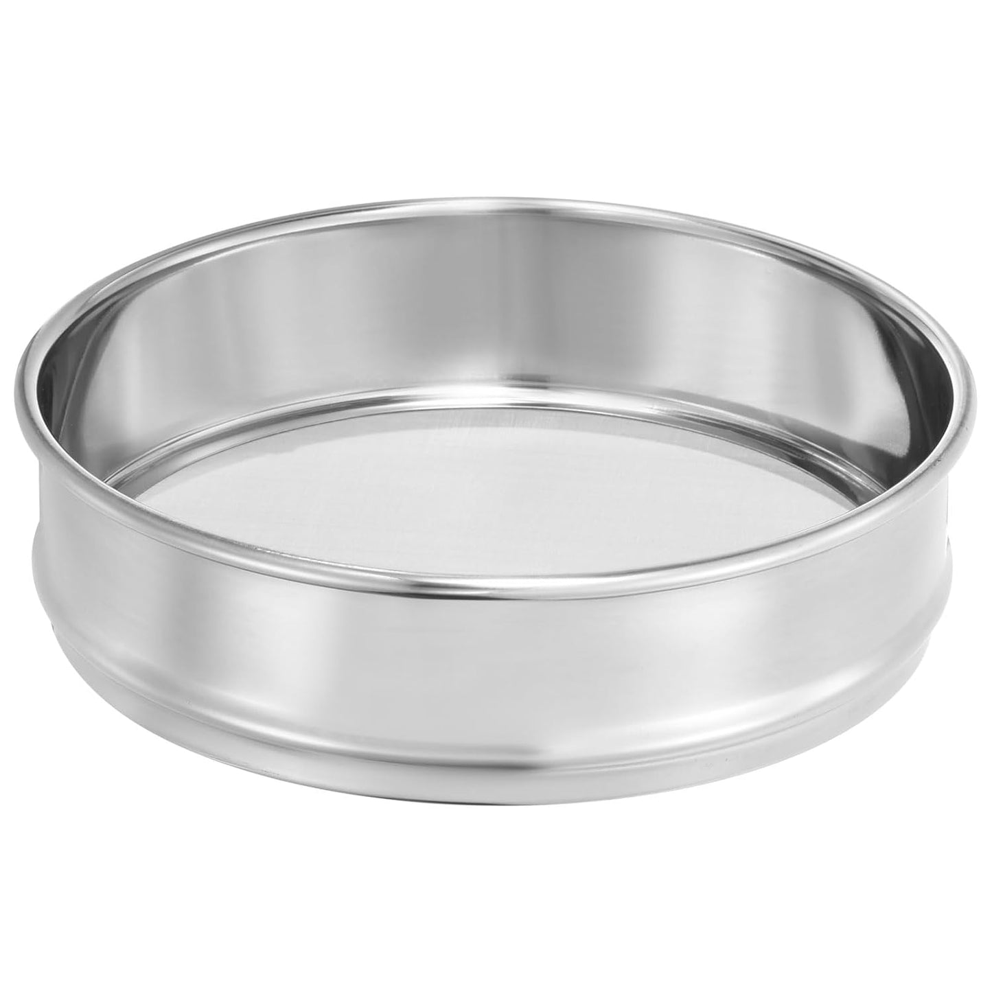 PATIKIL 40 Mesh Lab Sieve, 8" Diameter Test Sieve 304 Stainless Steel Wire Cloth (0.45mm) for Industrial Laboratory - Colors A