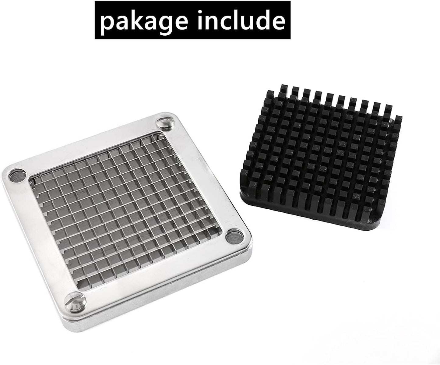 Replacement Chopper Blade Commercial Vegetable Chopper Dicer Stainless Steel Blade for Fruit Cutting Machine Tomato French Fries Cutter (3/8″ Blade)