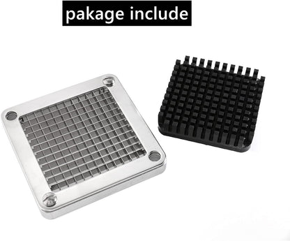 Replacement Chopper Blade Commercial Vegetable Chopper Dicer Stainless Steel Blade for Fruit Cutting Machine Tomato French Fries Cutter (3/8″ Blade)