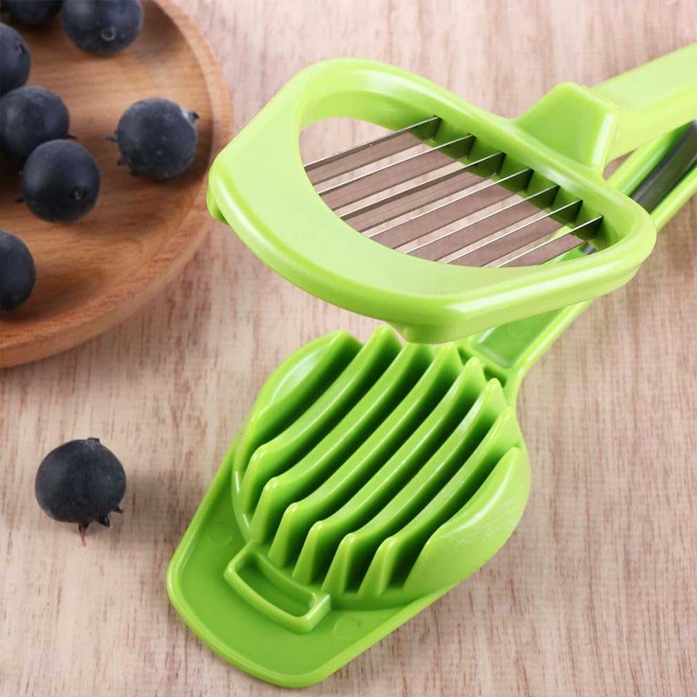 Leadigol Stainless Steel Egg Slicer Boiled Egg Cutter Handheld Mushroom Kiwi Divider Tomato Cutter Egg Split Device Home Kitchen Bar Tool Multi-purpose Slicing Mould