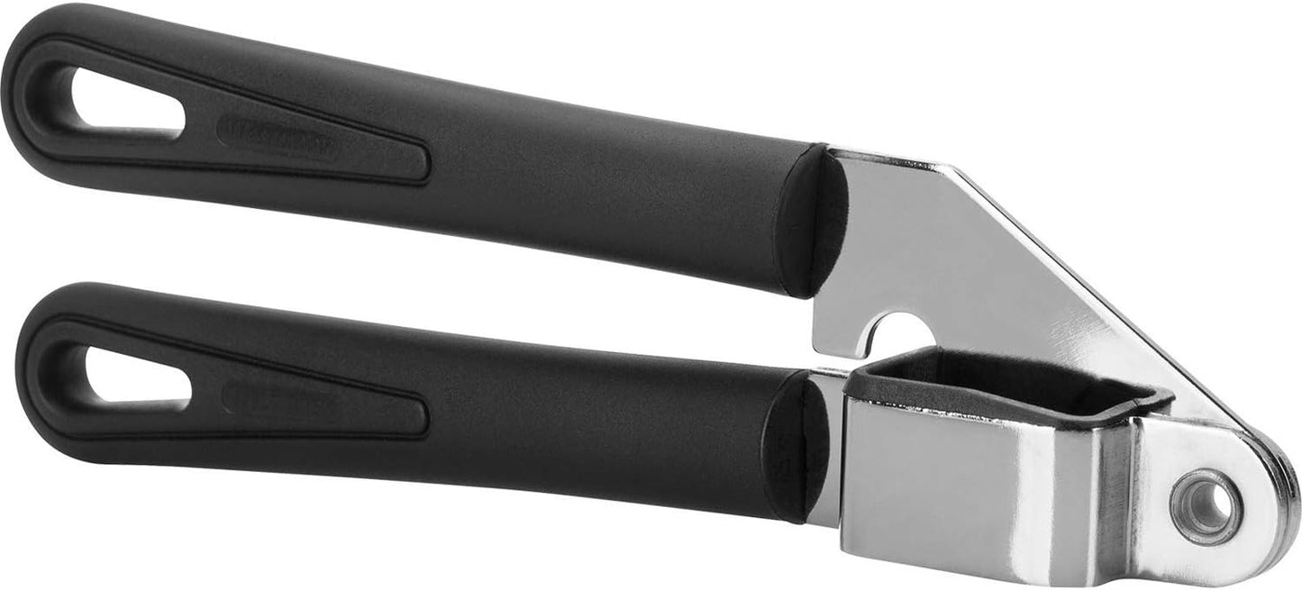 Westmark Germany Multipurpose Garlic Press with Olive Pitter, Nutcracker and Fish Scaler (Grey)
