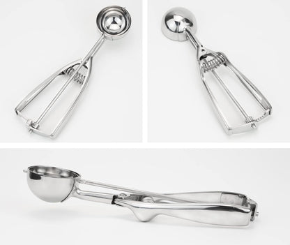 Professional 18/8 Stainless Steel Medium Cookie Scoop, Size 40