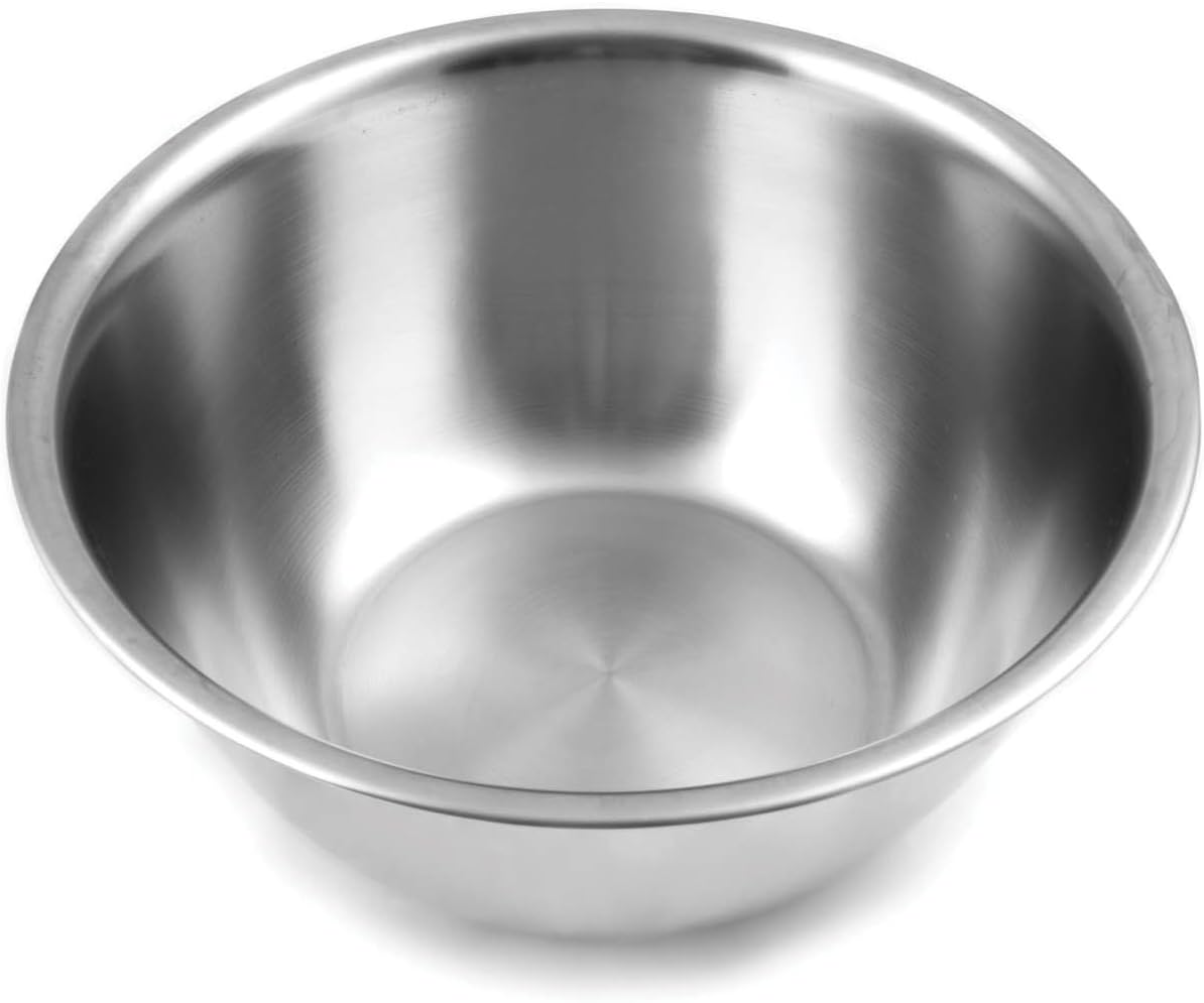 Fox Run Stainless Steel Mixing Bowl, 10.75 Quart Capacity Large Metal Bowl