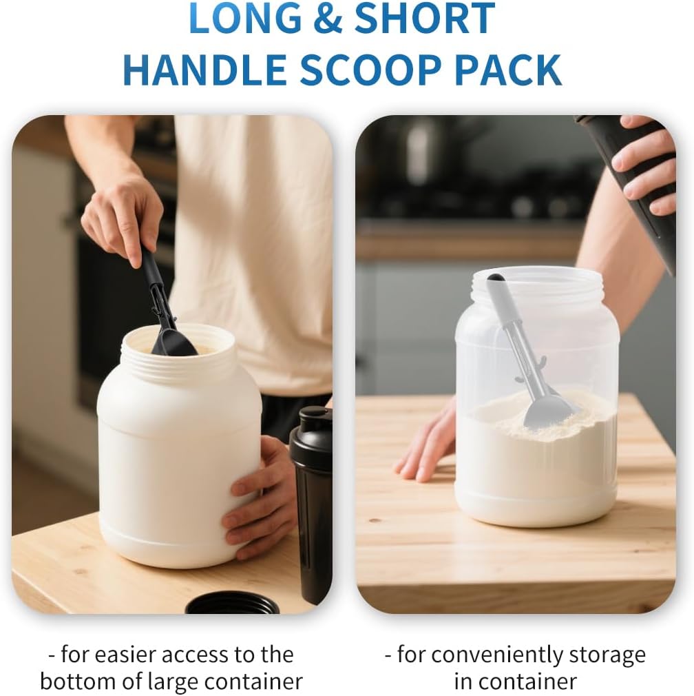 Measuring Scoop with Funnel for Filling Water Bottles with Protein Powder Milk Powder Filling Resuable K Cup Coffee Capsule with Coffee Grounds