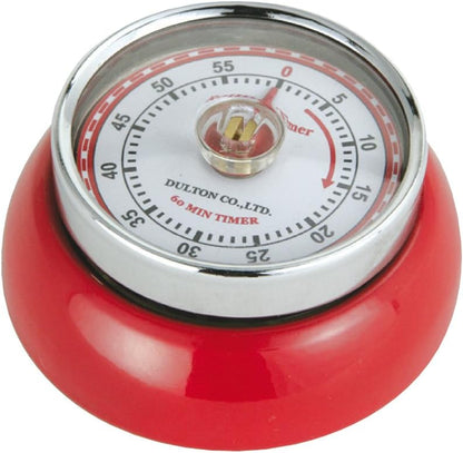Zassenhaus Magnetic Retro 60 Minute Kitchen Timer, 2.75-Inch, Teal