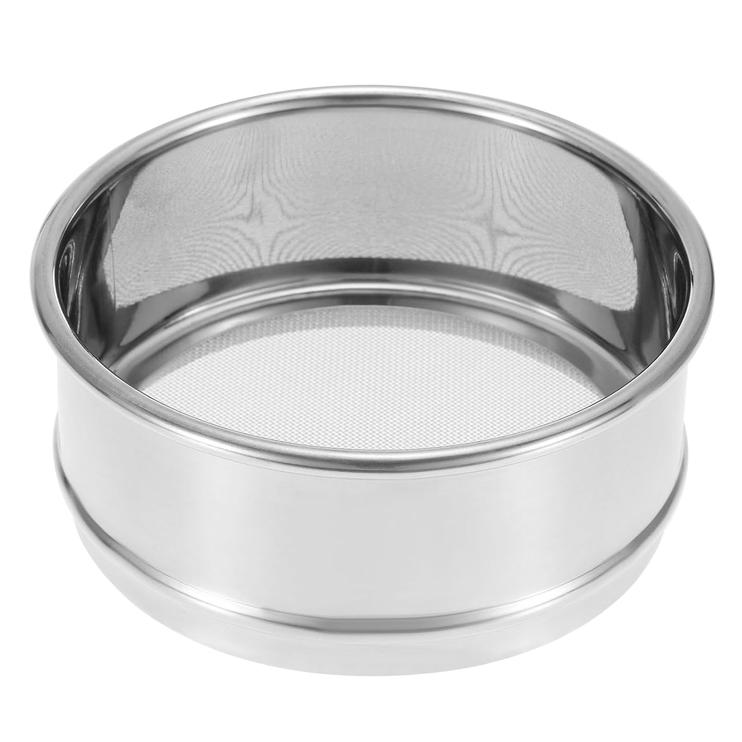 PATIKIL 150 Mesh Lab Sieve, 4" Diameter Test Sieve 304 Stainless Steel Wire Cloth (0.1mm) for Industrial Laboratory