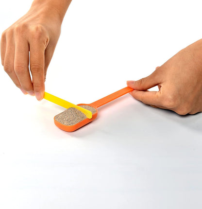 DOTINGHUX Plastic Measuring Spoons 8-Piece,Assorted Colors