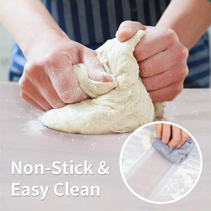Standard Silicone Mat,Black Baking Mat-Food Grade Kids Dinner Table Placemat Non Slip Counter Mat with Raised Edges Heat Resistant Mat for Air Fryer Nonstick Pastry Dough Mat(1 Pack 23.6'' x 15.7'')
