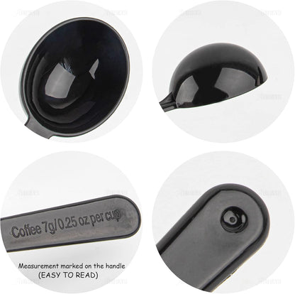 AUEAR, 5 Pack Tablespoon Coffee Scoop Plastic Measuring for Milk Powder Fruit Seed Spices