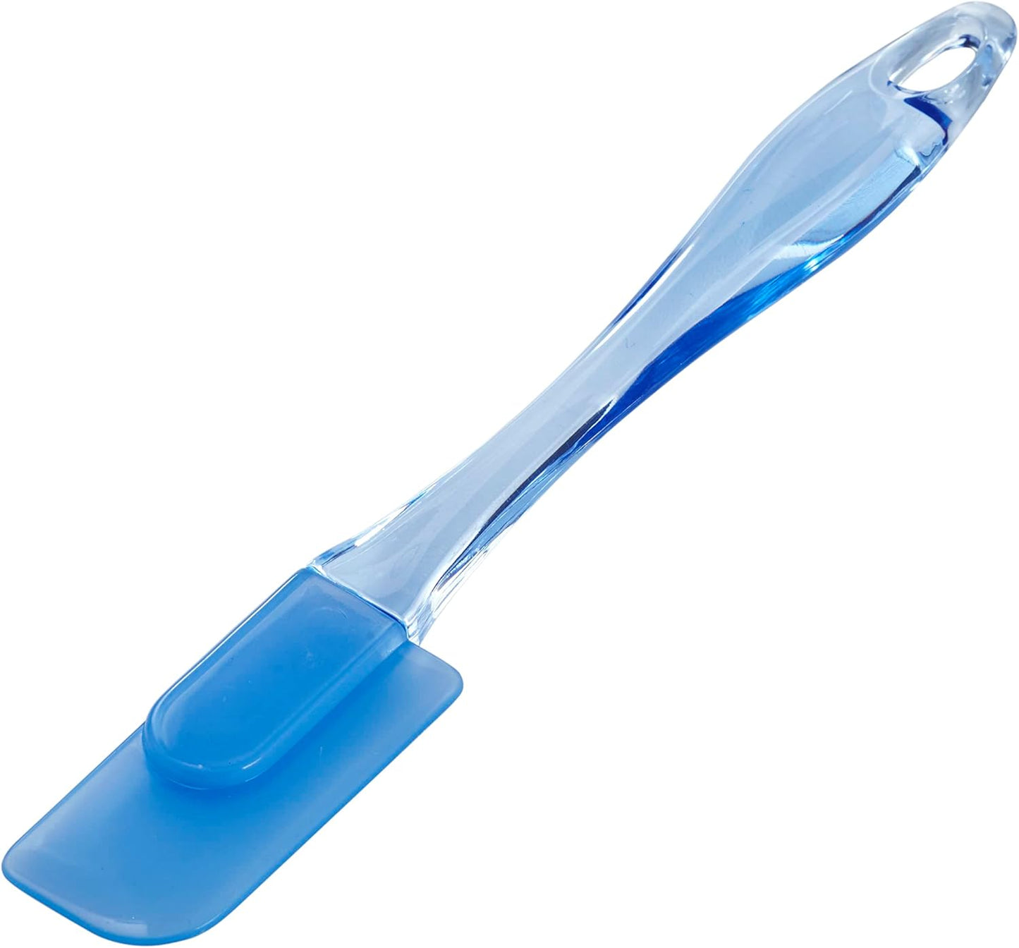 Wilton Easy Flex Silicone Spatula Set - Your Versatile Tools for Mixing, Folding, Scraping, Cooking, Frosting and Serving, Blue, 3-Piece