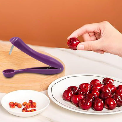 Cherry Corer - Fruit Corer - Portable Olive and Cherry Pitter Remover, Cheery Seed Remover, Multi-Function Fruit Corer and Pitter Remover, Suitable for Home Kitchen, Cherry, Jujube and Red Date