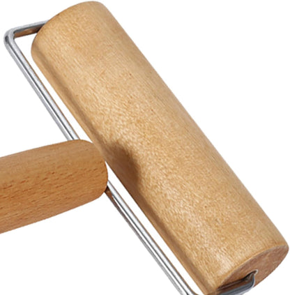 Small Rolling Pin, Pizza Dough Roller, Non Stick Wood Pastry Roller, Kitchen Wooden Rolling Pins for Baking Cooking Cookie Bread Tortilla Dumpling Fondant Clay (Style 2)