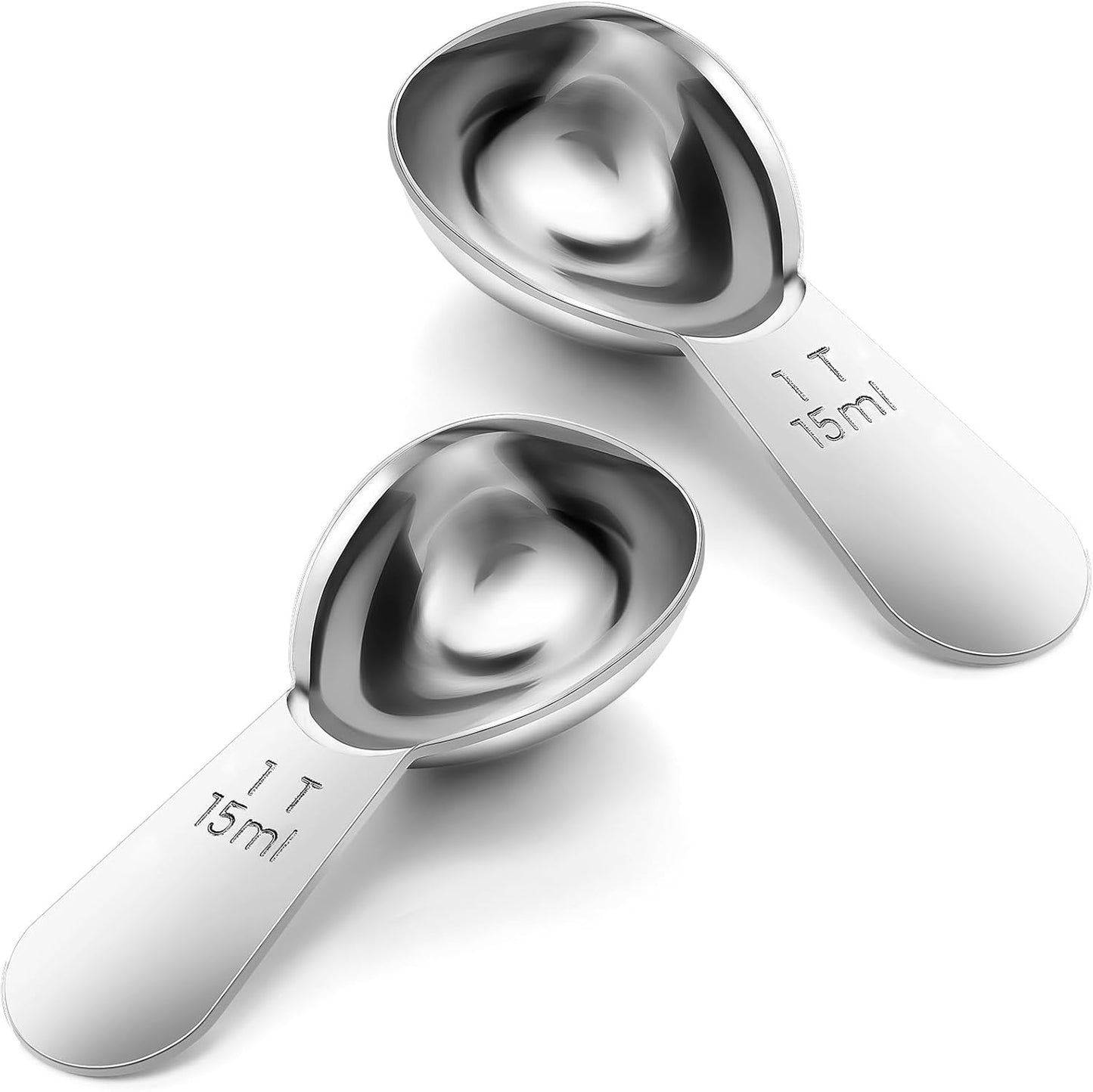 1 Tbsp Scoop Coffee Scoop, 1 Tablespoon Measuring Spoons(15ml), 18/8 Stainless Steel Short Handled Measure Scooper for Calculateing and Grinding Coffee Tea Sugar Christmas Kitchen Gift Jar Beans