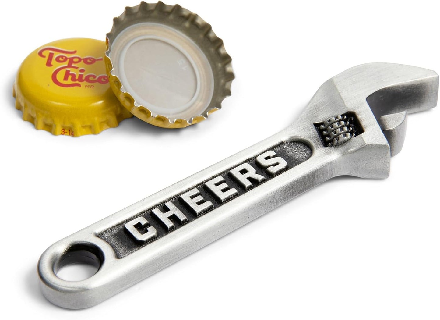 Shark Bottle Opener for Men – Funny Great White Shark Metal Beer Cap Tool – Novelty Coastal Beach Ocean Gift for Father's Day, Christmas Stocking Stuffer, Birthday, Groomsmen – 3.65" x 1.93"