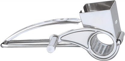 Fantes Rotary Cheese Grater, 18/8 Stainless Steel, The Italian Market Original since 1906﻿