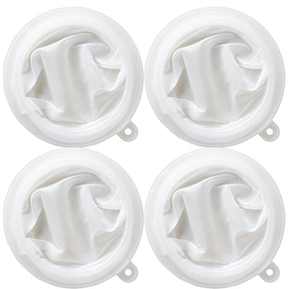 4 Pieces 200 Mesh Strainer Kitchen Food Filter，Ultra-Fine Nylon Mesh Sieve，Plastic fine mesh Colander for Filtering Soy Milk, Coffee, Milk, Yogurt, Juice