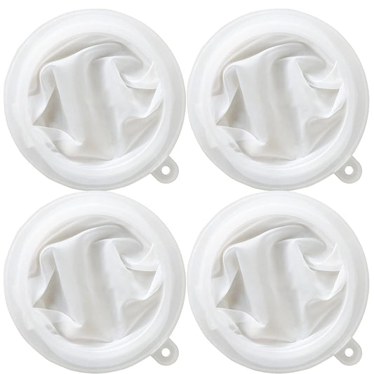 4 Pieces 200 Mesh Strainer Kitchen Food Filter，Ultra-Fine Nylon Mesh Sieve，Plastic fine mesh Colander for Filtering Soy Milk, Coffee, Milk, Yogurt, Juice