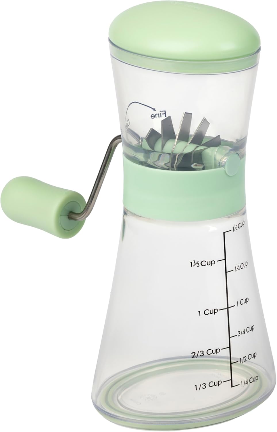 Prepworks by Progressive Nut Chopper with Non-Skid Base, Red