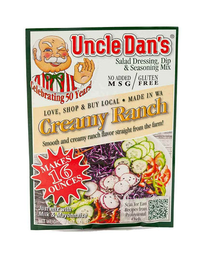 Uncle Dan’s, Creamy Ranch | 4.5oz Shaker – 4.5oz Shaker Bottle