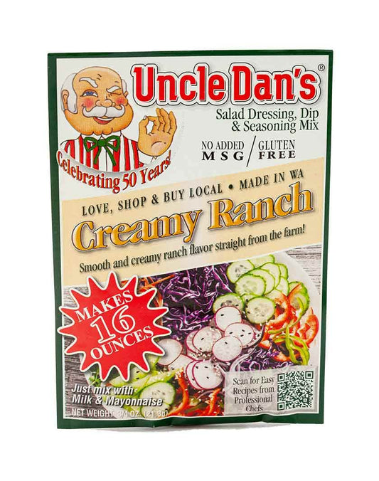Uncle Dan’s, Creamy Ranch | 4.5oz Shaker – 4.5oz Shaker Bottle