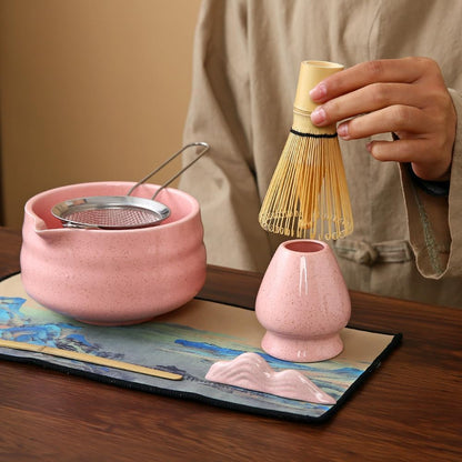 7matcha whisk set, Matcha Whisk Set 1 Matcha Whisk, Pink matcha Set matcha kit