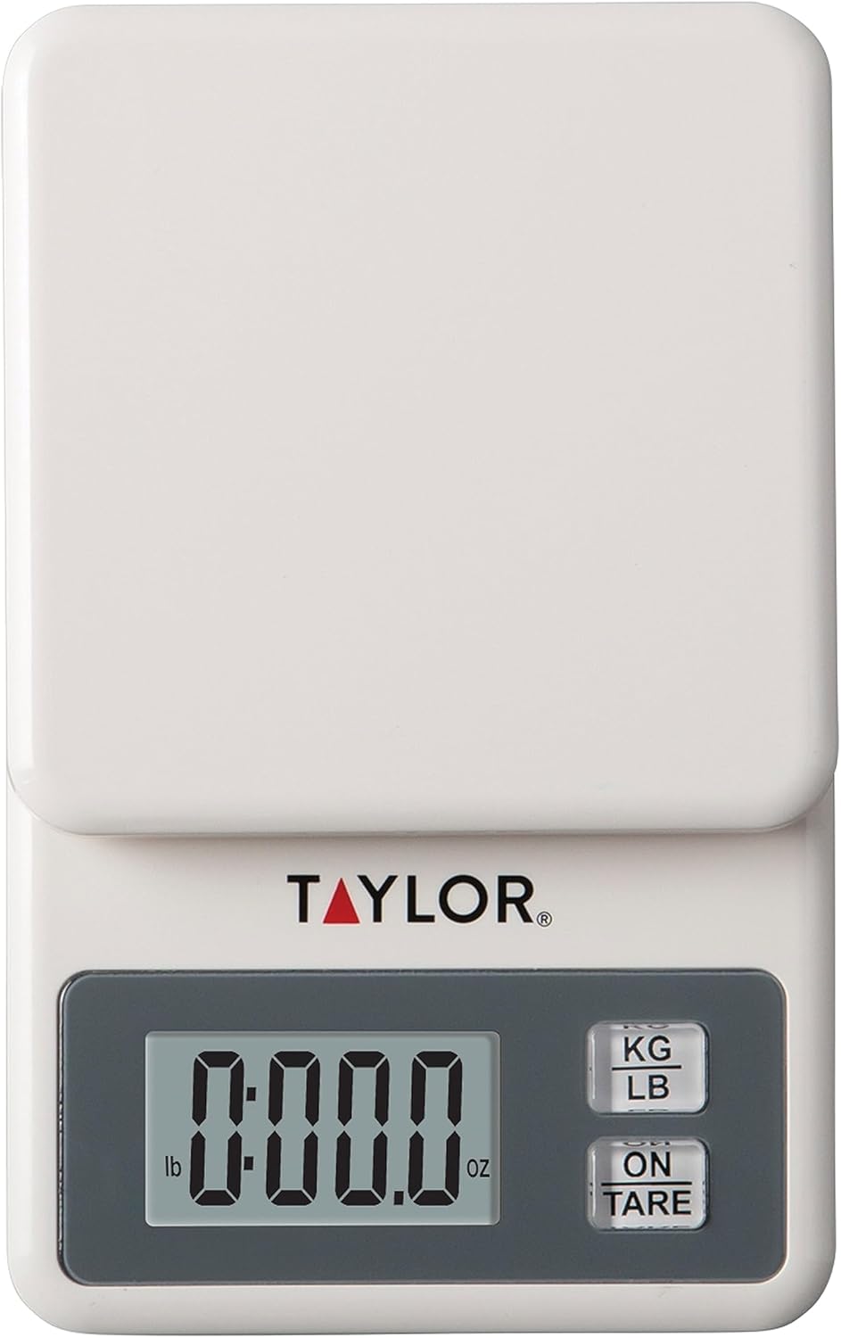 Taylor Compact Digital Scale (White), 11 pound capacity