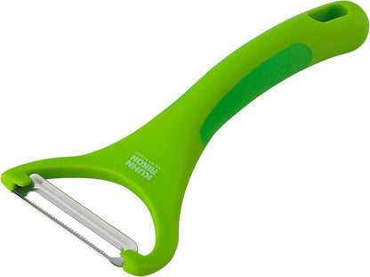 Kuhn Rikon Serrated Piranha “Y” Peeler 6.25” Red