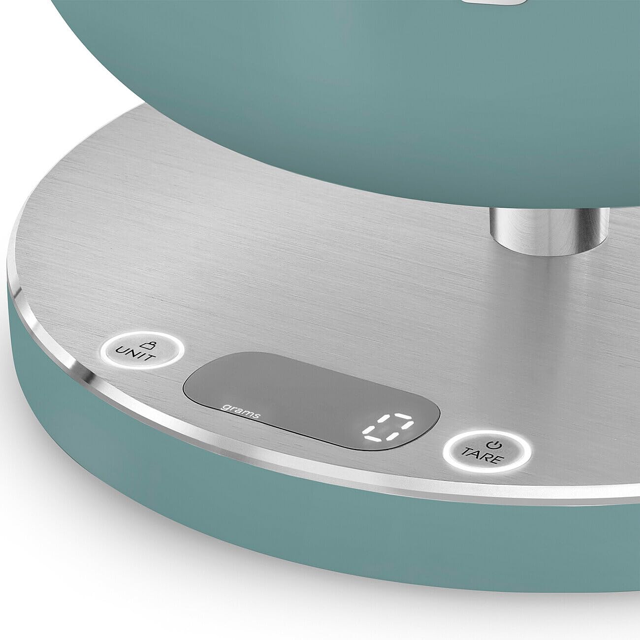 SMEG Contemporary Digital Kitchen Scale with Removable Bowl (Black)