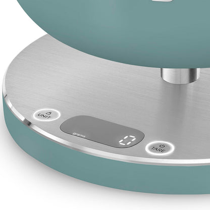 SMEG Contemporary Digital Kitchen Scale with Removable Bowl (Black)