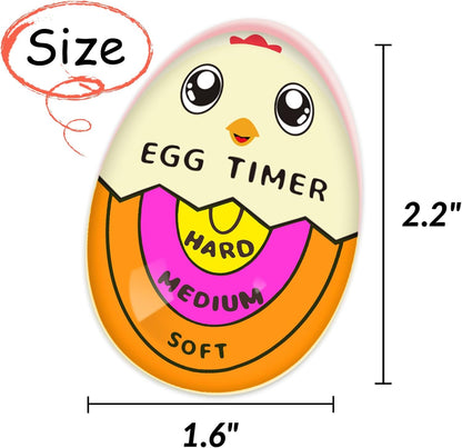 Lasubst Egg Timer for Boiling Eggs that Changes Color When Done, Tricolor