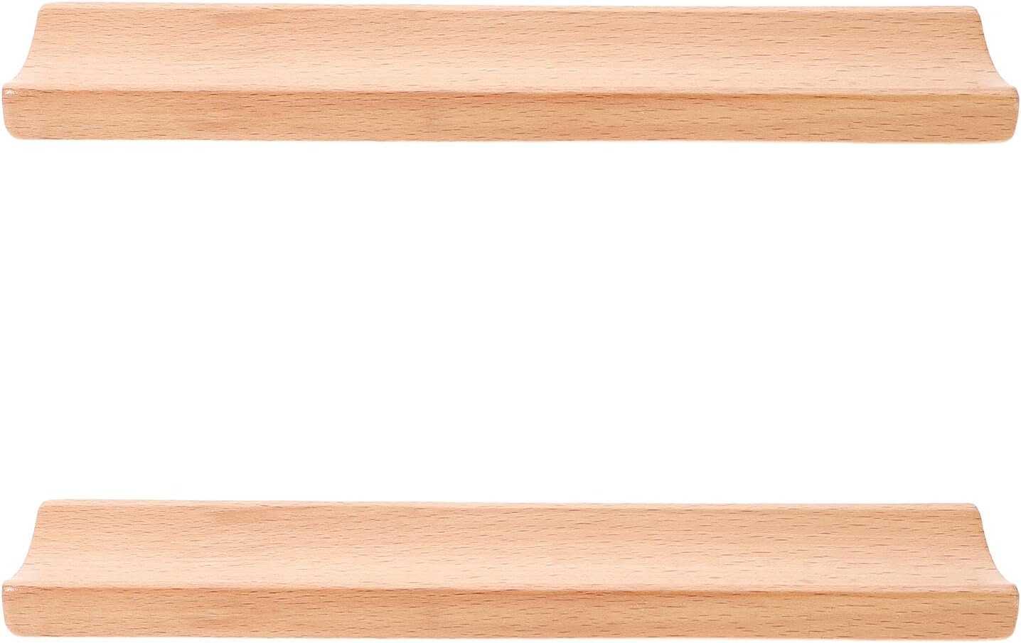 Garneck 2pcs Natural Wood Rolling Pin Stand for Baking Fit Cradle for Pizza Roller Dough Roller Space-saving Kitchen Display Rack Resistant to Stains and Easy to Clean