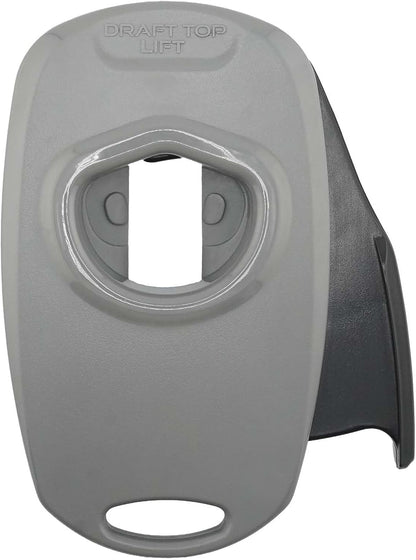 Lift Universal Topless Can Opener - Smooth Edge Aluminum Can Lid Remover For Beer, Cocktails, & Soda - Ideal For Tailgating & Garnishes, As Seen On Shark Tank, Made In china , Ghost White