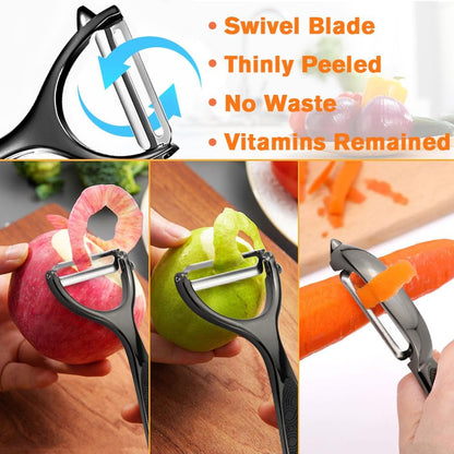 Vegetable peelers for Kitchen, Y shaped peeler for Vegetables, Fruits, Potatoes with Ergonomic Grip, 1 Pack