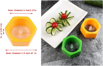 2 Pack Zucchini Spiralizer Slicer Cutter Zucchini Noodle Maker Portable Small Cucumber Spiral Slicer for Zucchini Spirals Veggie Pasta Spaghetti Cucumbers Vegetable Zucchinis Veggies