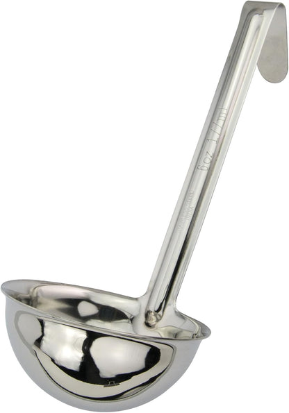 Winco Stainless Steel Ladle, 8-Ounce